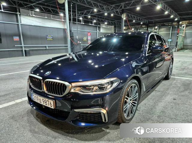 BMW 5 Series (G30) 2019 Синий из Кореи