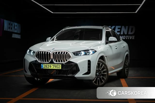 BMW X6 (G06) 2026 Светло-серебряный цвет из Кореи