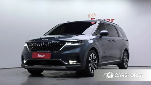 Kia Carnival 4th generation 2023 Небесно-голубой из Кореи