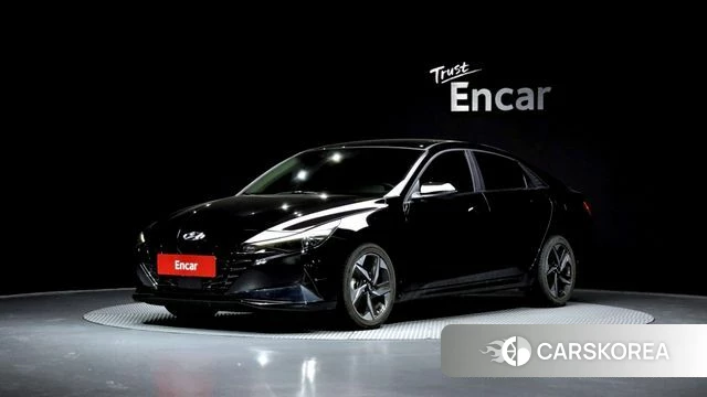 Hyundai Avante (CN7) 2021 Черный из Кореи