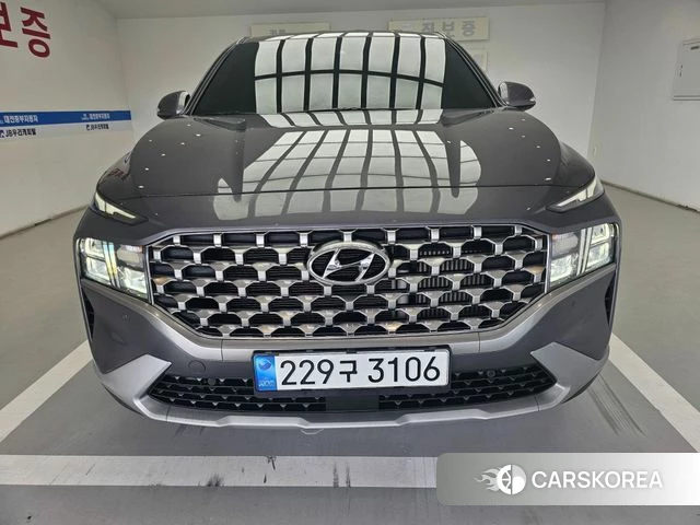 Hyundai The New Santa Fe 2023 Серый из Кореи