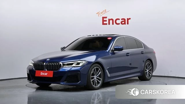 BMW 5 Series (G30) 2021 Синий из Кореи