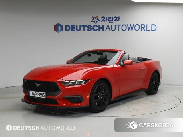 Ford Mustang 7th Generation 2024 Красный из Кореи