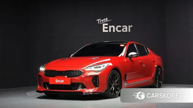Kia Stinger Meister 2022 Красный из Кореи