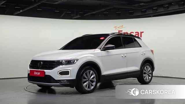 Volkswagen T-Roc 2021 Белый из Кореи