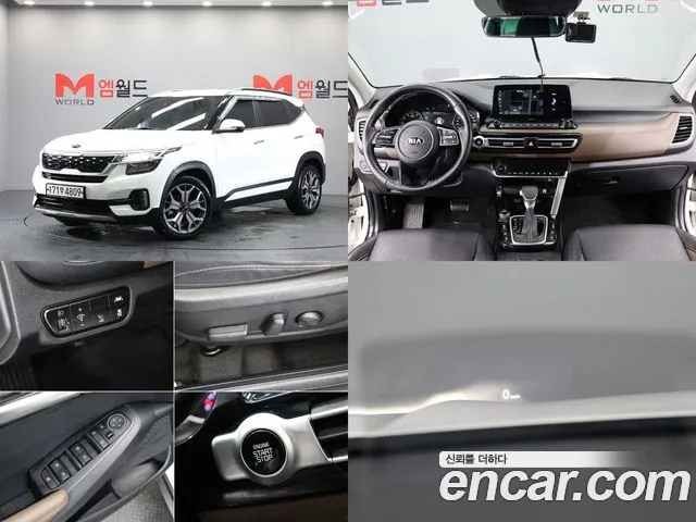 Kia Seltos 2020 Белый из Кореи