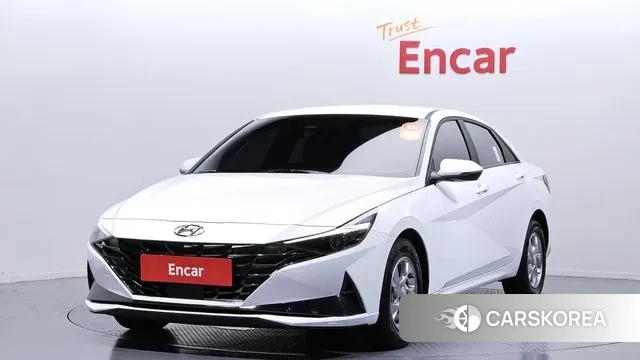 Hyundai Avante (CN7) 2022 Белый из Кореи