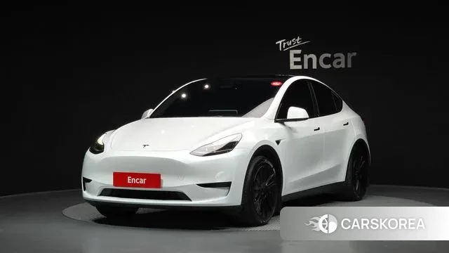 Tesla Model Y 2023 Белый из Кореи