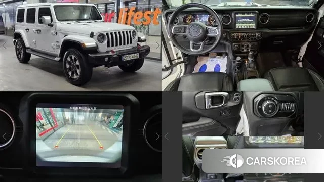 Jeep Wrangler (JL) 2021 Белый из Кореи