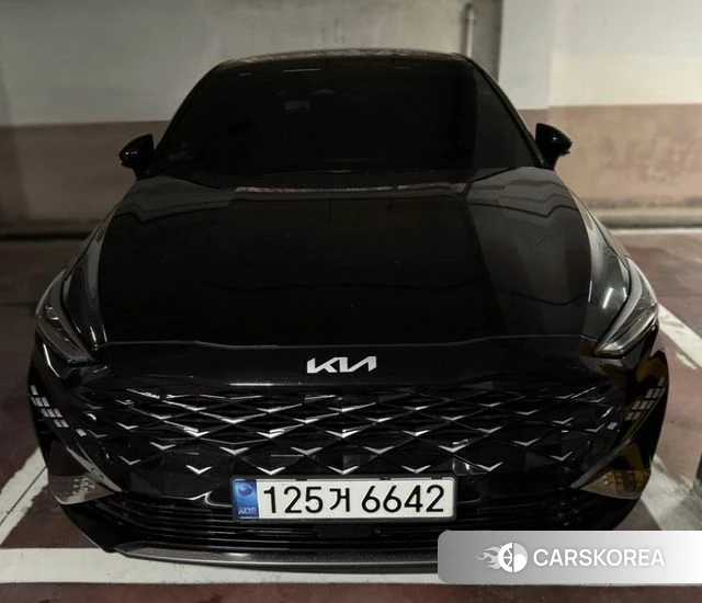 Kia K8 Hybrid 2022 Черный из Кореи