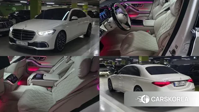 Mercedes-Benz S-Class W223 2023 Белый из Кореи