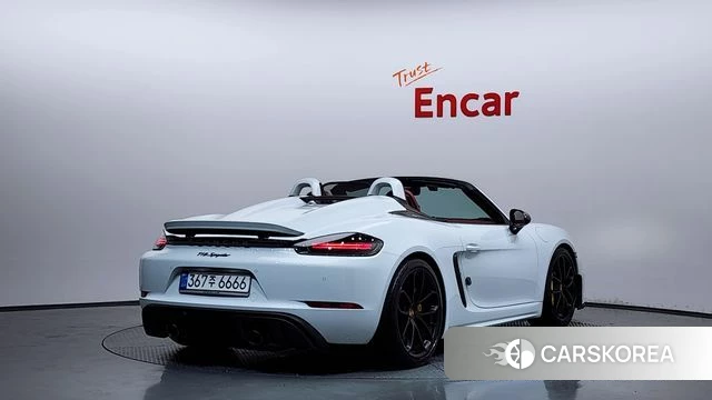 Porsche 718 Boxster 2020 Белый из Кореи