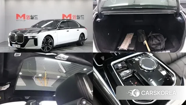 BMW 7 Series (G70) 2023 Белый двухцветный из Кореи