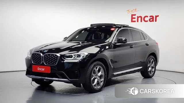 BMW X4 (G02) 2024 Черный из Кореи