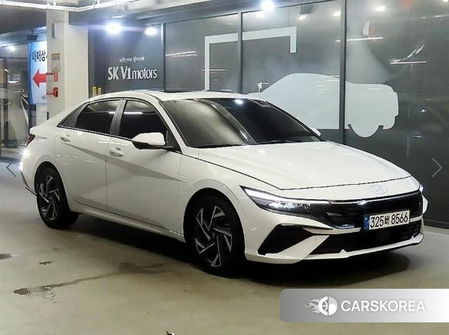 Hyundai The New Avante (CN7) 2024 Белый из Кореи