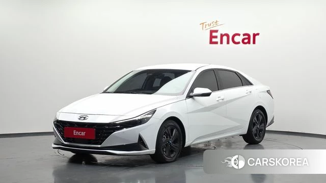 Hyundai Avante (CN7) 2020 Белый из Кореи