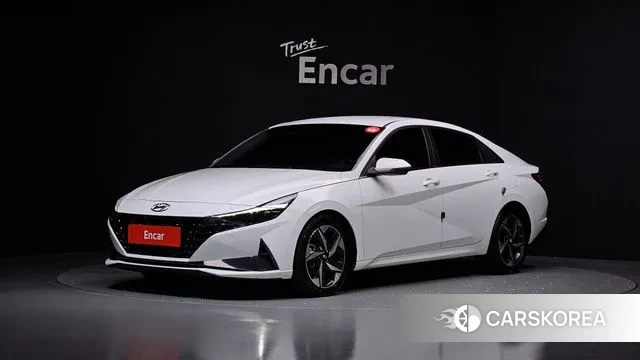 Hyundai Avante (CN7) 2020 Белый из Кореи