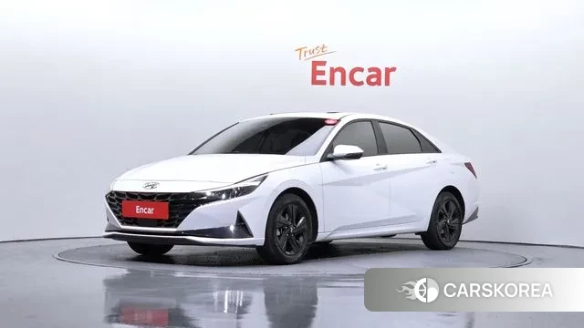 Hyundai Avante (CN7) 2022 Белый из Кореи