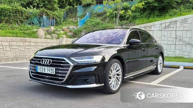 Audi A8 (D5) 2021 Черный из Кореи