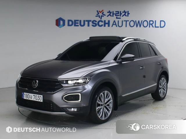 Volkswagen T-Roc 2021 Красный из Кореи