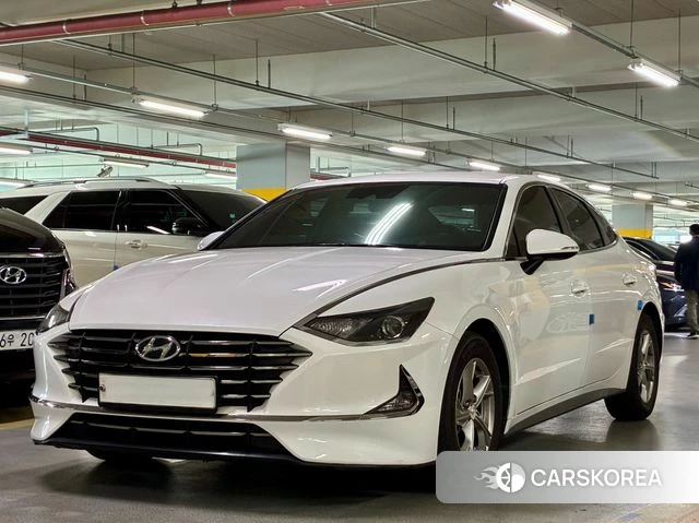 Hyundai Sonata (DN8) 2019 Белый из Кореи