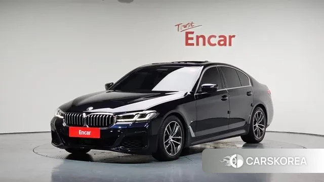 BMW 5 Series (G30) 2021 Черный из Кореи