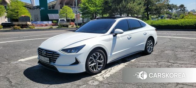 Hyundai Sonata (DN8) 2019 Белый из Кореи
