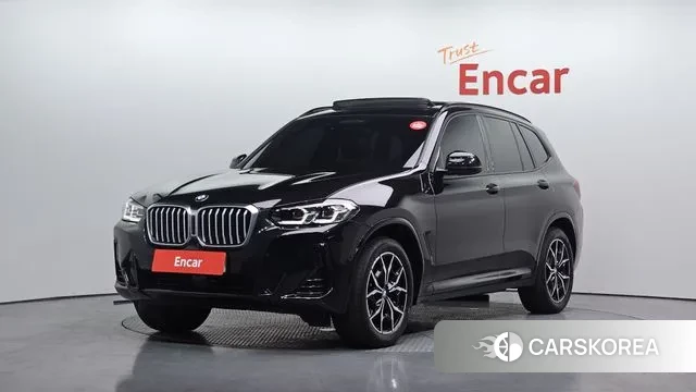 BMW X3 (G01) 2022 Черный из Кореи