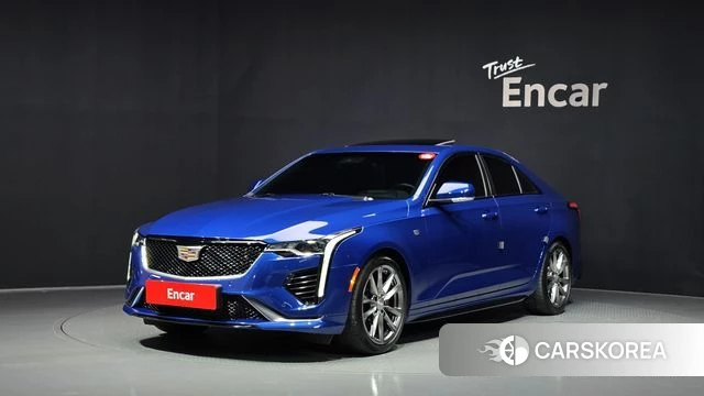 Cadillac CT4 2020 Синий из Кореи