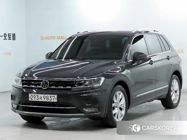 Volkswagen Tiguan second Generation 2020 Черный из Кореи