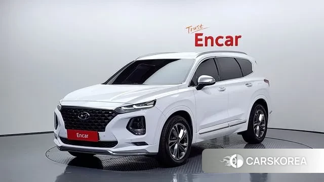 Hyundai Santa Fe TM 2018 Белый из Кореи