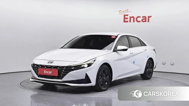 Hyundai Avante (CN7) 2022 Белый из Кореи