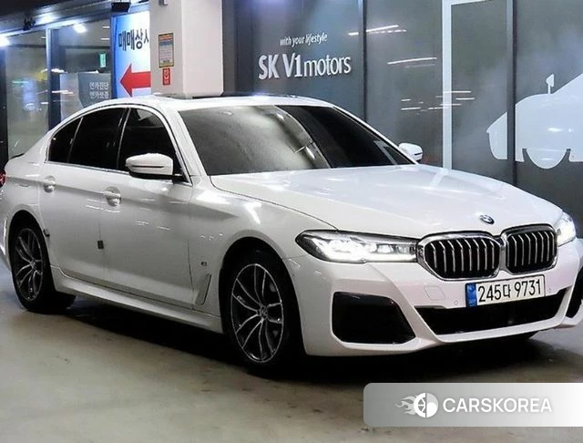 BMW 5 Series (G30) 2021 Белый из Кореи
