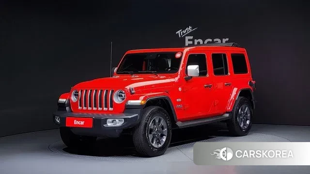 Jeep Wrangler (JL) 2020 Красный из Кореи