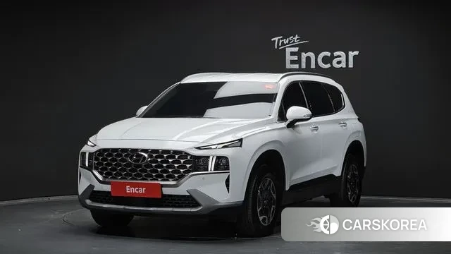 Hyundai The New Santa Fe 2023 Белый из Кореи