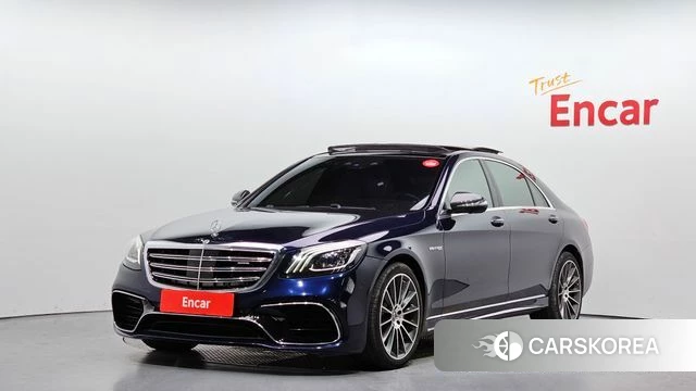 Mercedes-Benz S-Class W222 2018 Синий из Кореи