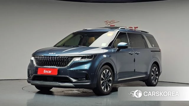 Kia Carnival 4th generation 2023 Небесно-голубой из Кореи