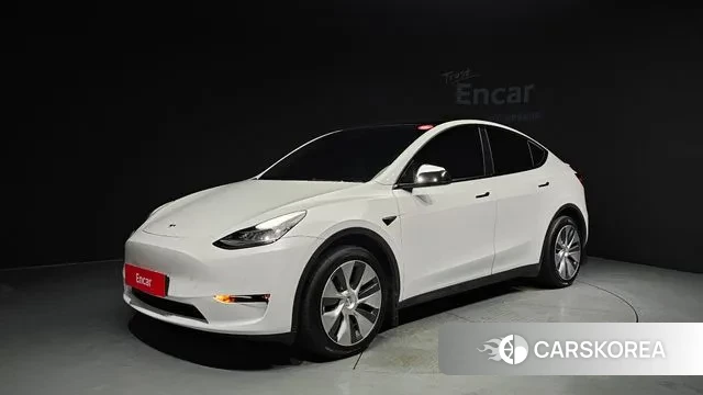 Tesla Model Y 2022 Белый из Кореи