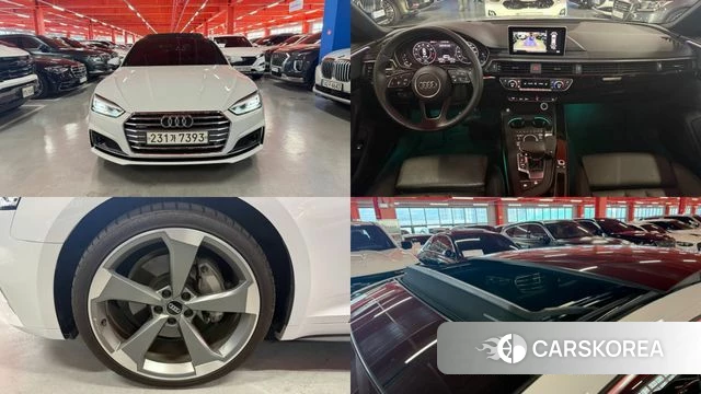 Audi A5 (F5) 2019 Белый из Кореи