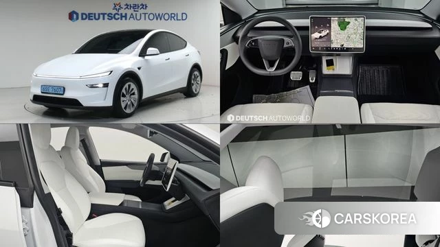 Tesla Model Y 2025 Белый из Кореи