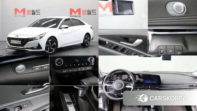 Hyundai Avante (CN7) 2020 Белый из Кореи