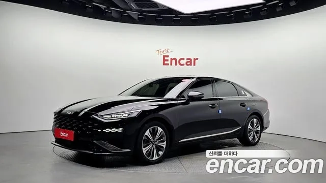 Kia K8 Hybrid 2021 Черный из Кореи