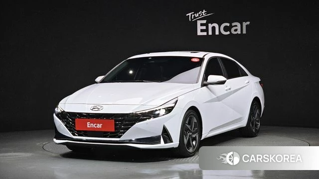 Hyundai Avante (CN7) 2020 Белый из Кореи