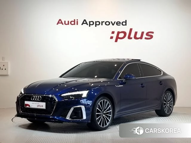 Audi A5 (F5) 2023 Синий из Кореи