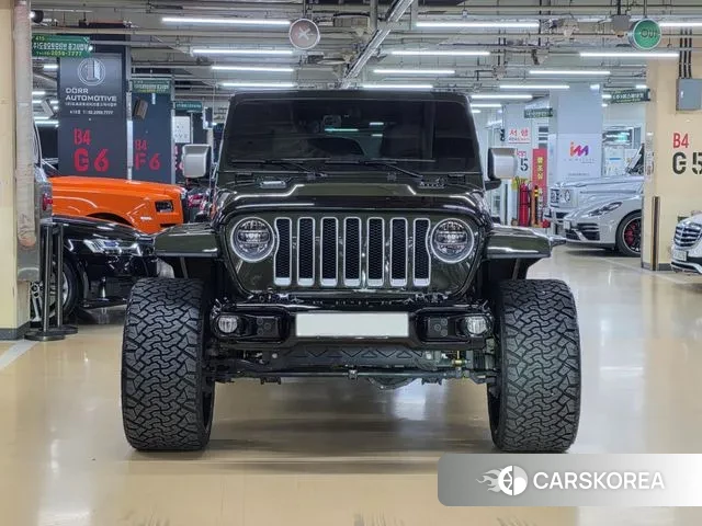 Jeep Wrangler (JL) 2020 Темно-зеленый из Кореи