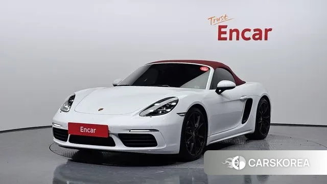 Porsche 718 Boxster 2021 Белый из Кореи