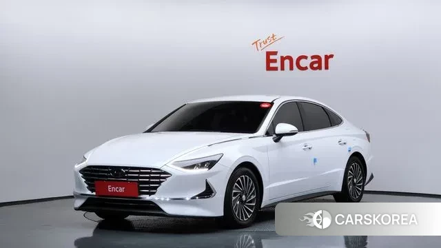 Hyundai Sonata Hybrid (DN8) 2021 Белый из Кореи