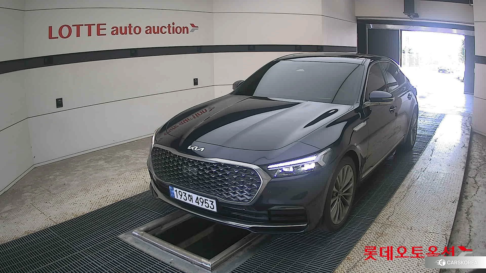 Kia K9 2022 Deep Chroma Blue из Кореи