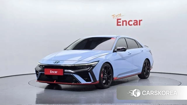 Hyundai The New Avante (CN7) 2023 Небесно-голубой из Кореи