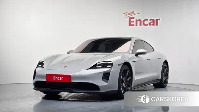 Porsche Taycan 2022 Серебристо-серый из Кореи